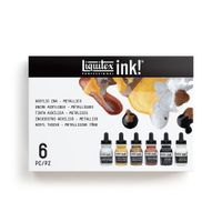 Liquitex Professional Acrylic Ink - Iridescent Metallic Set