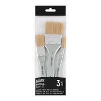 Liquitex Basics Set of 3 Flat Brushes