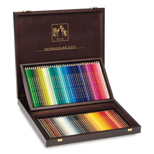Image of Supracolor Wooden Box Set 80 Assorted Colours