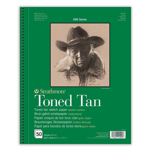 Image of Strathmore Toned Tan 118gsm Sketchbook