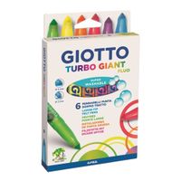 Giotto Turbo Giant Fluorescent Fibre Pens Set of 6