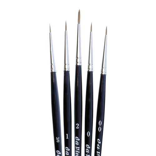 Image of Da Vinci 5257 Set of 5 Mini Sable Brushes