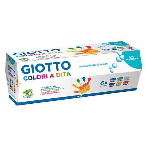 Image of Giotto Finger Paints Set of 6