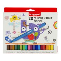 Bruynzeel Super Point Felt Tips Set of 20