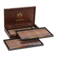 Caran D'Ache Luminance Wooden Box Set 76 Pencils