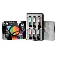 QOR Watercolour High Chroma Colours Set 6 x 5ml Tubes