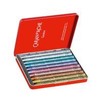 Caran d'Ache Neocolor I Wax Pastels Metallic Colours Set