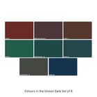 Thumbnail 2 of Unison Colour Soft Pastel Dark Colours Set of 8