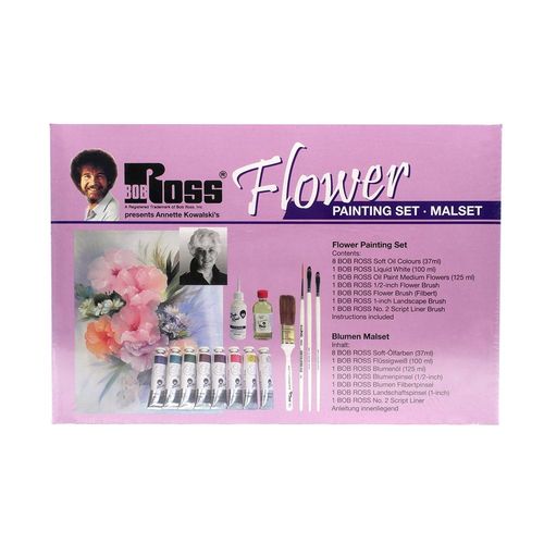 Image of Bob Ross Flower Painting Set