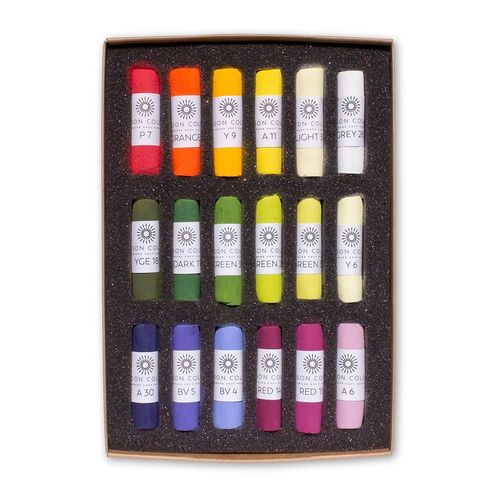 Image of Unison Colour Soft Pastel Botanical 18 Set
