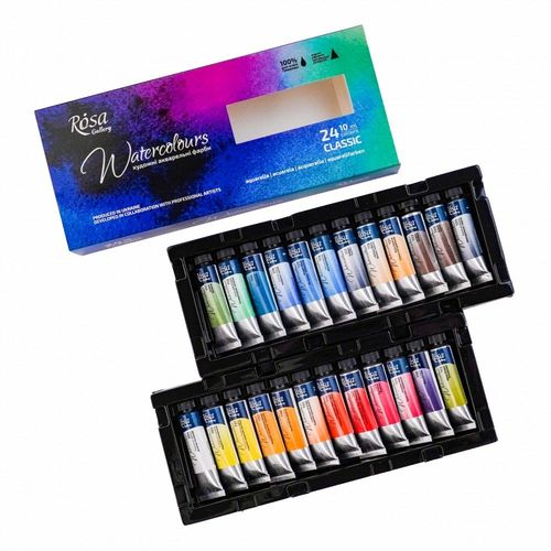 Image of Rosa Gallery Watercolour Classic 24 x 10ml Tube Set