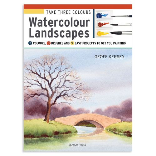Image of Take Three Colours Watercolour Landscapes by Geoff Kersey