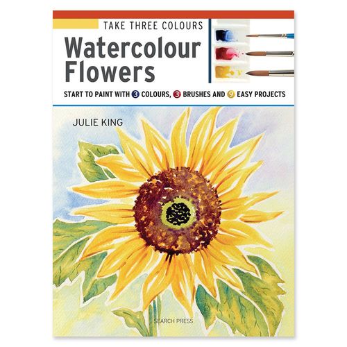 Image of Take Three Colours Watercolour Flowers by Julie King