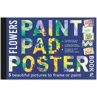 Paint Pad Poster Book - Flowers
