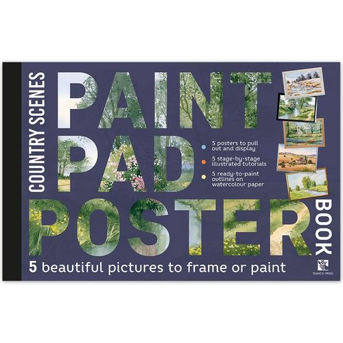 Image of Paint Pad Poster Book - Country Scenes