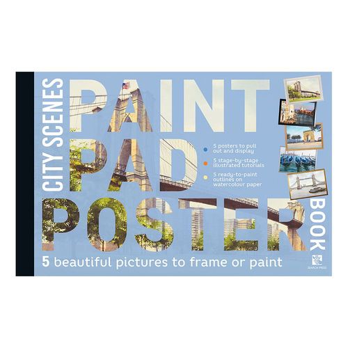 Image of Paint Pad Poster Book - City Scenes