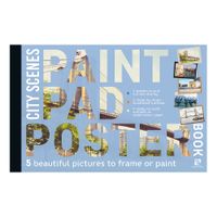Paint Pad Poster Book - City Scenes