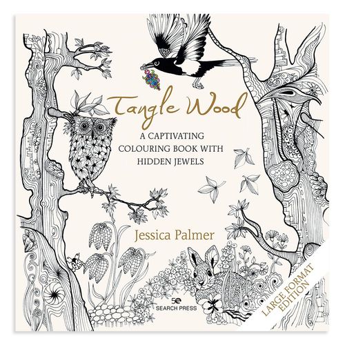 Image of Tangle Wood Large Format Colouring Book