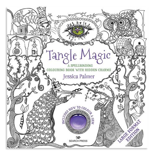 Image of Tangle Magic Large Format Colouring Book