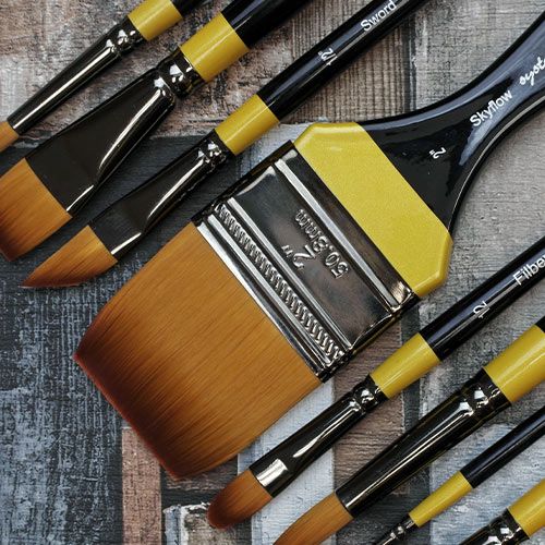 da Vinci Series 374 Hobby & School Brushes Flat