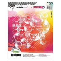 Carabelle Studio Art Printing Texture Plate Flying Bubbles