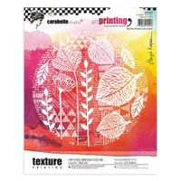 Carabelle Studio Art Printing Texture Plate Flowers & Leaves