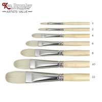 Ken Bromley Artists' Value Filbert Hog Brush