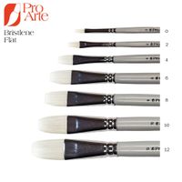 Pro Arte Bristlene Series D Synthetic Hog Flat Brush