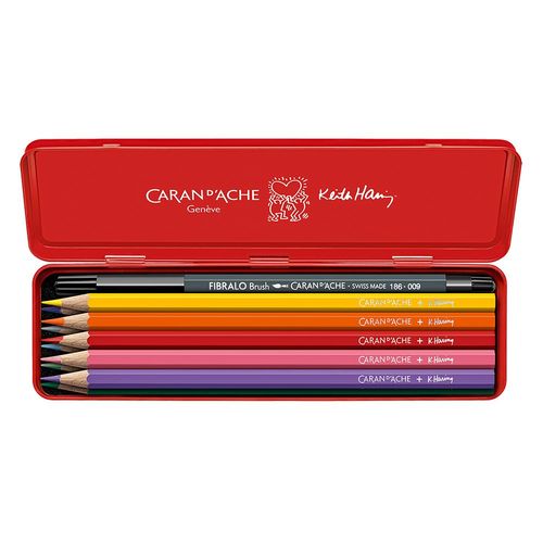 Image of Caran d’Ache Keith Haring Special Edition 11 Piece Colour Set