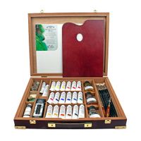 Winsor & Newton Cheltenham Luxury Wooden Oil Box Set