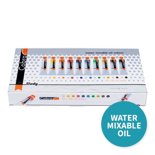 Image of Cobra Study Water Mixable Oils Set 10 x 40ml