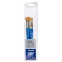 Winsor & Newton Cotman Brush Set (5 Brushes with Fan) Version 1