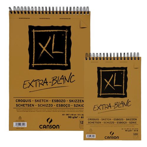 Image of Canson XL Spiral Extra White Sketch Pads