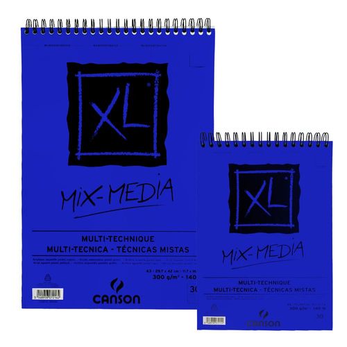 Canson XL Fluid Mixed Media Pad 7 x 10 Inches