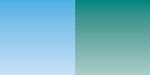 Daler Rowney Aquafine Watercolour Half Pan Twin Sets Coeruleum Hue/Transparent Turquoise