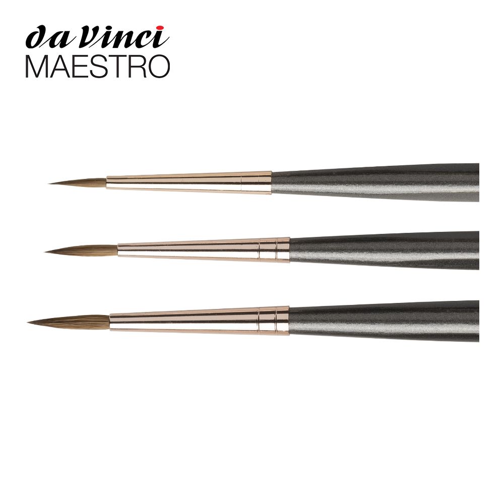 da Vinci Series 374 Hobby & School Brushes Flat