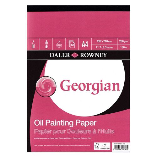 Image of Daler Rowney Georgian Oil Painting Pad