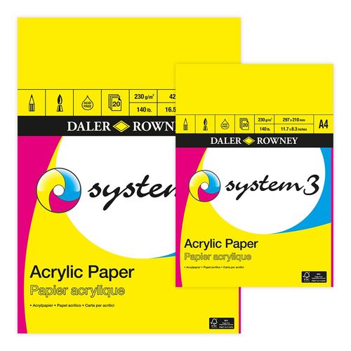 Image of Daler Rowney System 3 Acrylic Pads