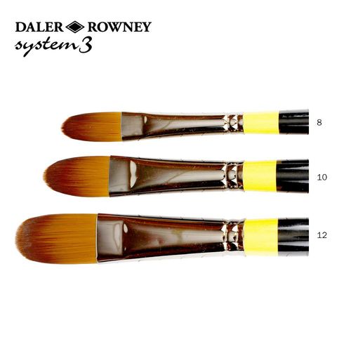 Image of Daler Rowney System 3 SY42 Long-Handle Filbert