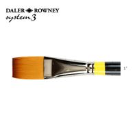 Daler Rowney System 3 Acrylic Brushes SY21 Long Flat