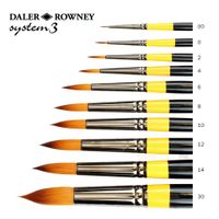 Daler Rowney System 3 Acrylic Brushes SY85 Round