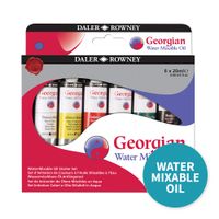 Daler Rowney Georgian Water Mixable Oil Starter Set 6 x 20ml