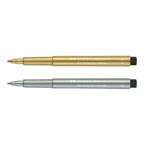 Image of Faber-Castell Pitt Artist Pens Metallic
