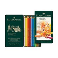Faber Castell Polychromos Artists Colour Pencil Tin of 12