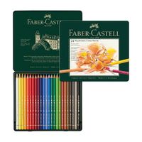 Faber Castell Polychromos Artists Colour Pencil Tin of 24