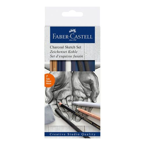 Image of Faber-Castell Creative Studio Charcoal Sketch Set