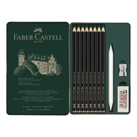 Faber Castell PITT Graphite Matt Pencil 11 Piece Tin Set