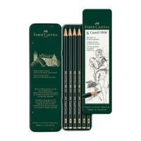 Faber-Castell Castell 9000 Graphite Pencil Tin Sets