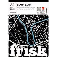 Frisk 350gsm Black Card Pads