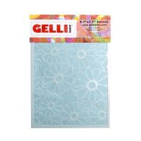 Gelli Arts Stencil 5” x 7” Flower